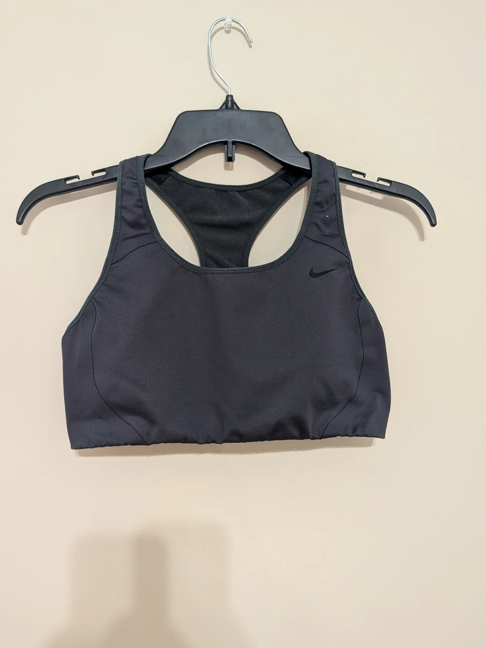 Nike Black Racerback Medium-Support Sports Bra